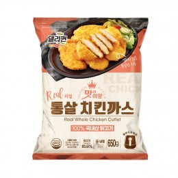 리얼 통살 치킨까스 650g